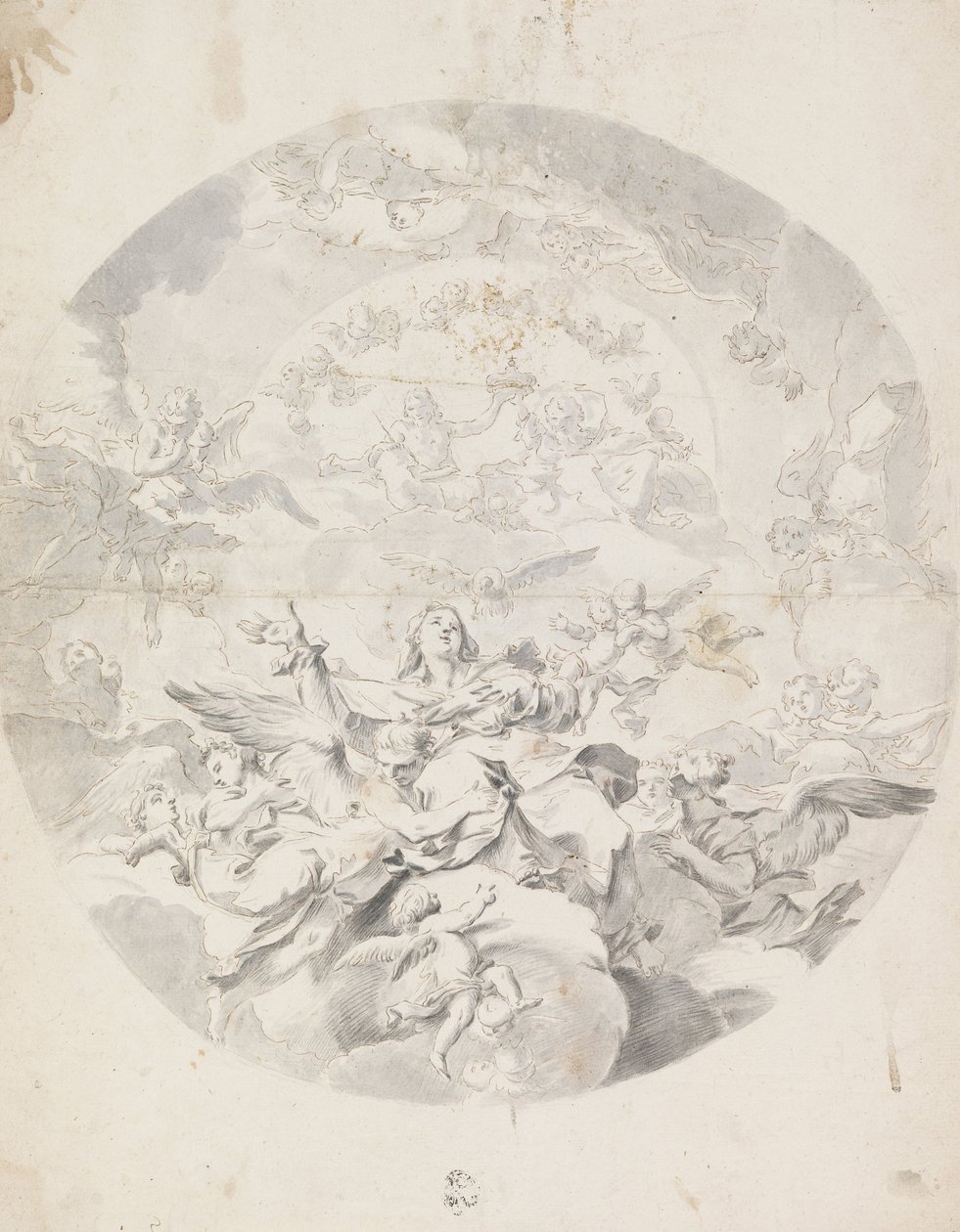 Jomfruens himmelfart af Giuseppe Galeotti