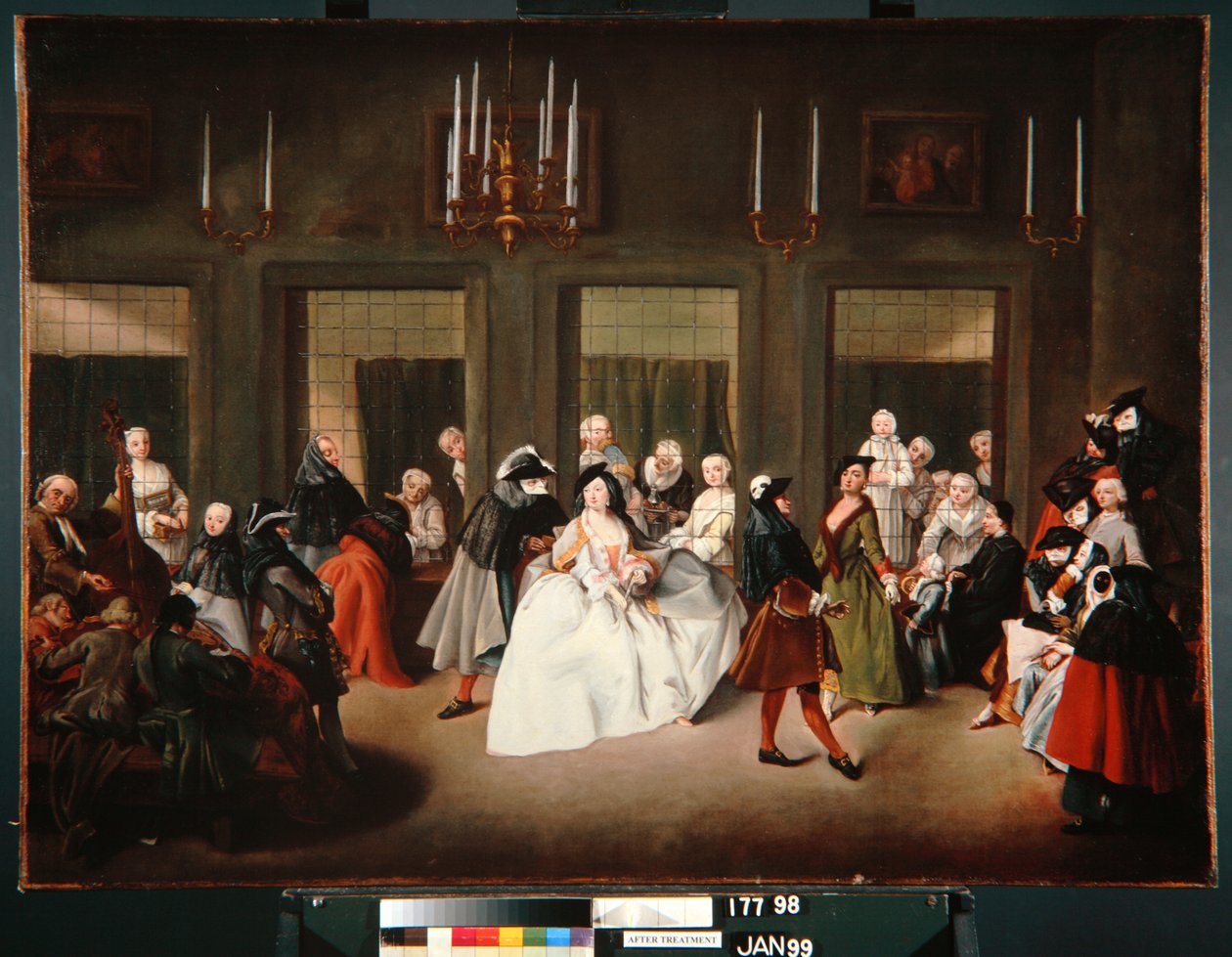 Klosterstuen, ca. 1760 af Giuseppe Gobbis