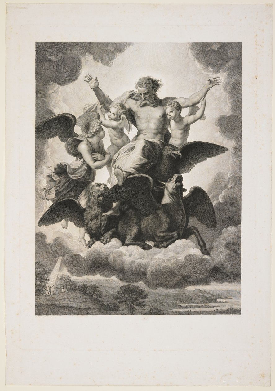 Ezekiels syn, 1808 af Giuseppe Longhi