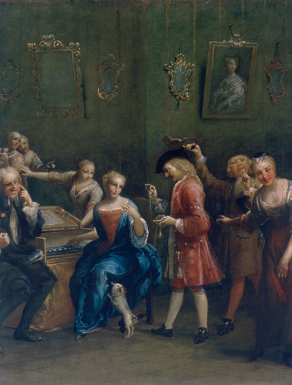 Den befriede sangerinde af Giuseppe Maria Crespi