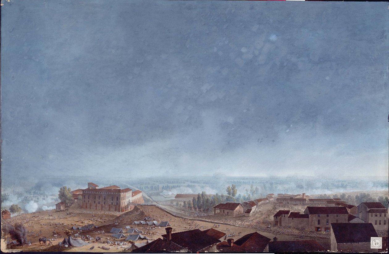 Slaget ved Fombio af Giuseppe Pietro Bagetti