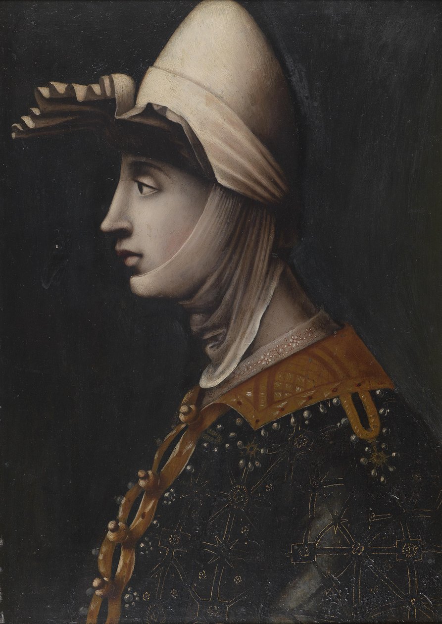 Portræt af Matilda fra Toscana af Giuseppe Rivelli