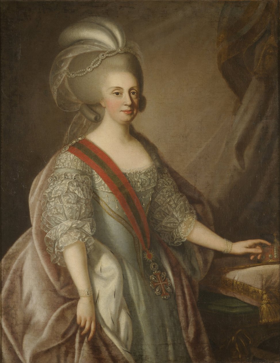 Maria I, dronning af Portugal af Giuseppe Troni