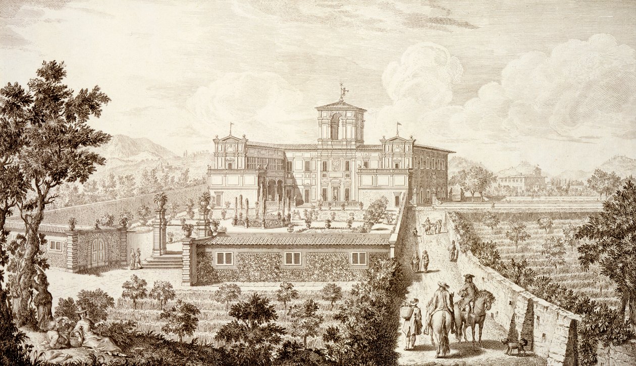 Udsigt over Villa di Montughi, fra 