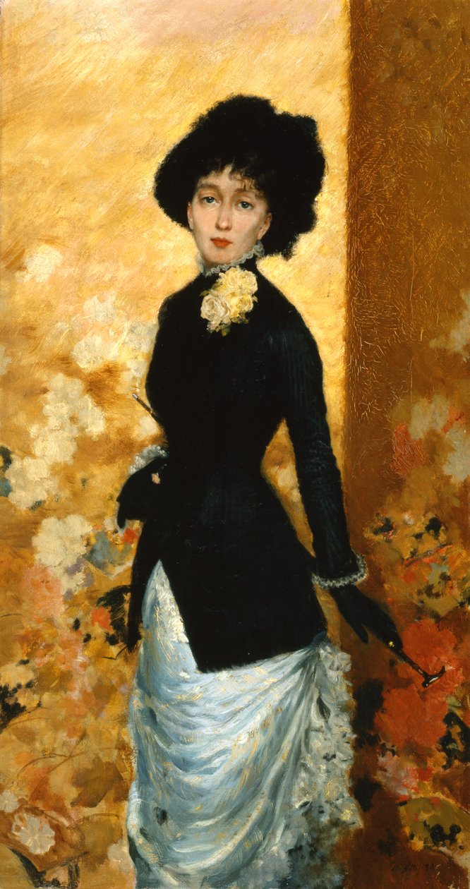 Portræt af en kvinde, 1880 af Giuseppe de Nittis