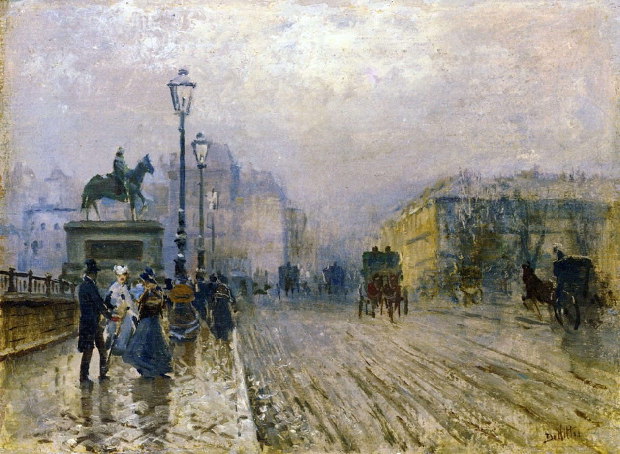 Pont Neuf, Paris af Giuseppe de Nittis