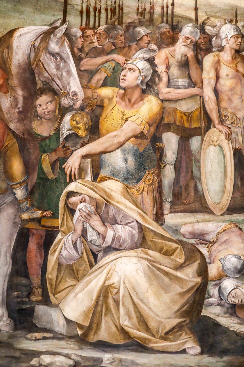 Kamp mellem Horatii og Curiatii (detaljer) af Giuseppe (1568 1640) Cesari