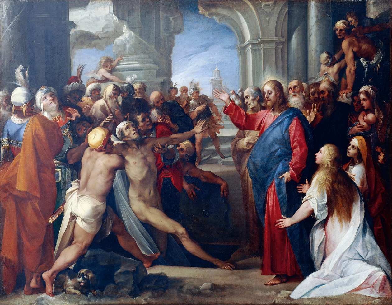 The Raising of Lazarus, af Giuseppe Cesari af Giuseppe Cesari