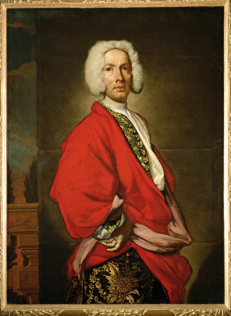 Grev Galeatius Secco Suardo ... af Giuseppe (1655 1743) Ghislandi