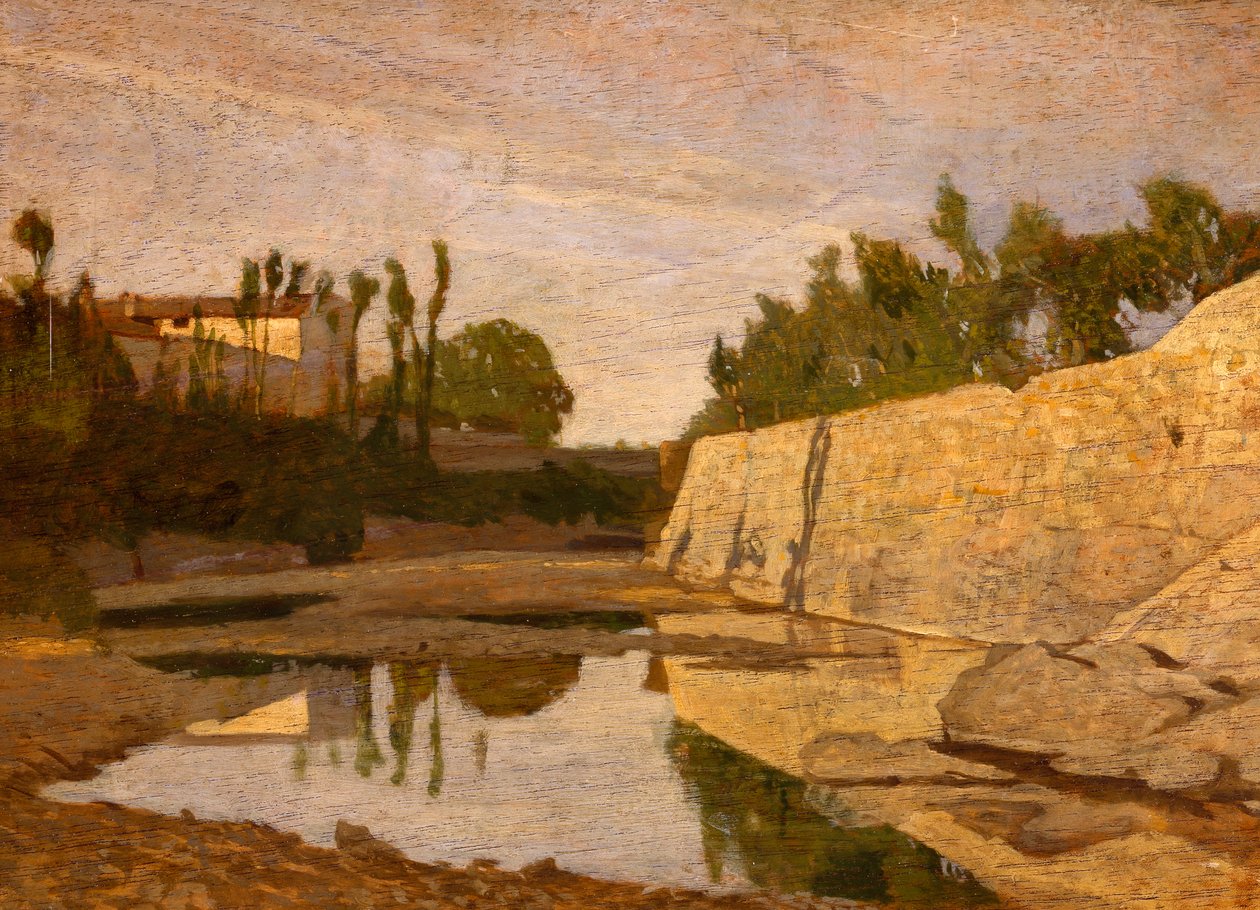 Mugnone alle-kuren (Firenze) af Giuseppe Abbati