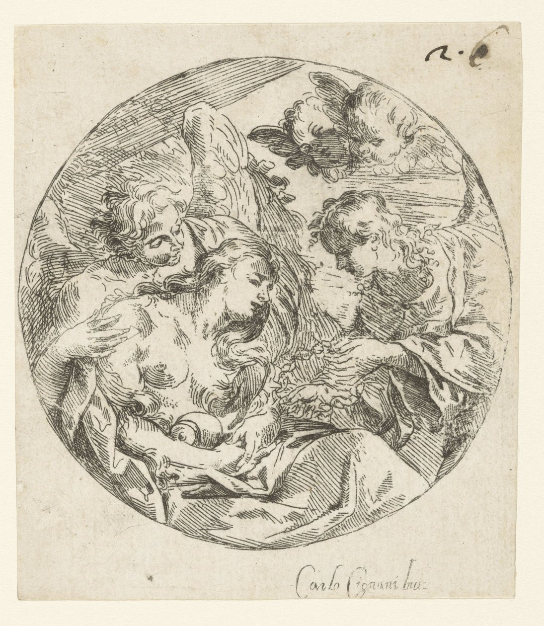 Maria Magdalenes død af Giuseppe Antonio Caccioli