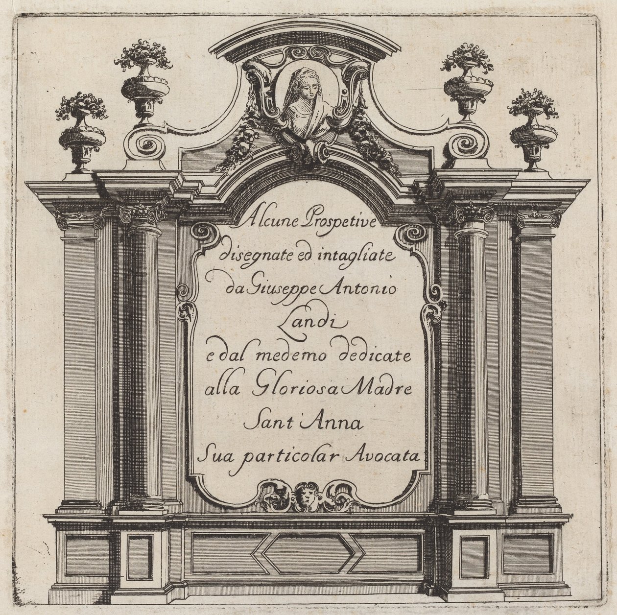 Nogle Perspektiver af Giuseppe Antonio Landi