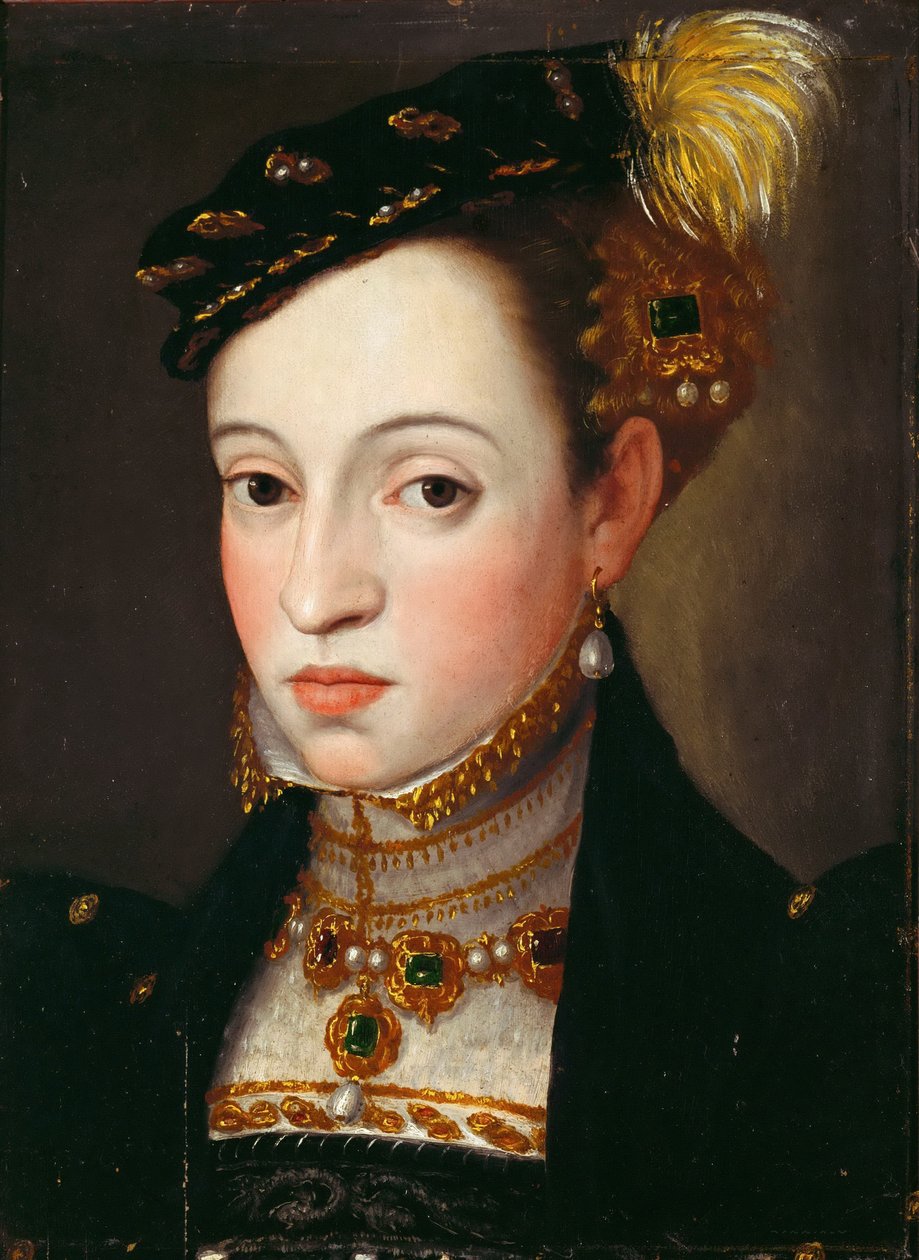 Ærkehertuginde Magdalena af Østrig 1532-1590, ca 1563 af Giuseppe Arcimboldo