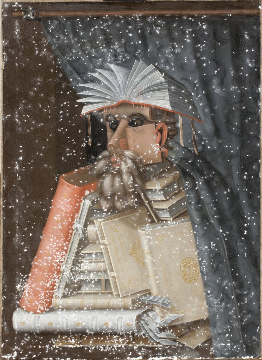 Bibliotekaren af Giuseppe Arcimboldo