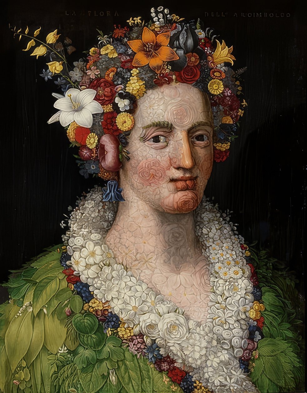 Flora. 1589 af Giuseppe Arcimboldo