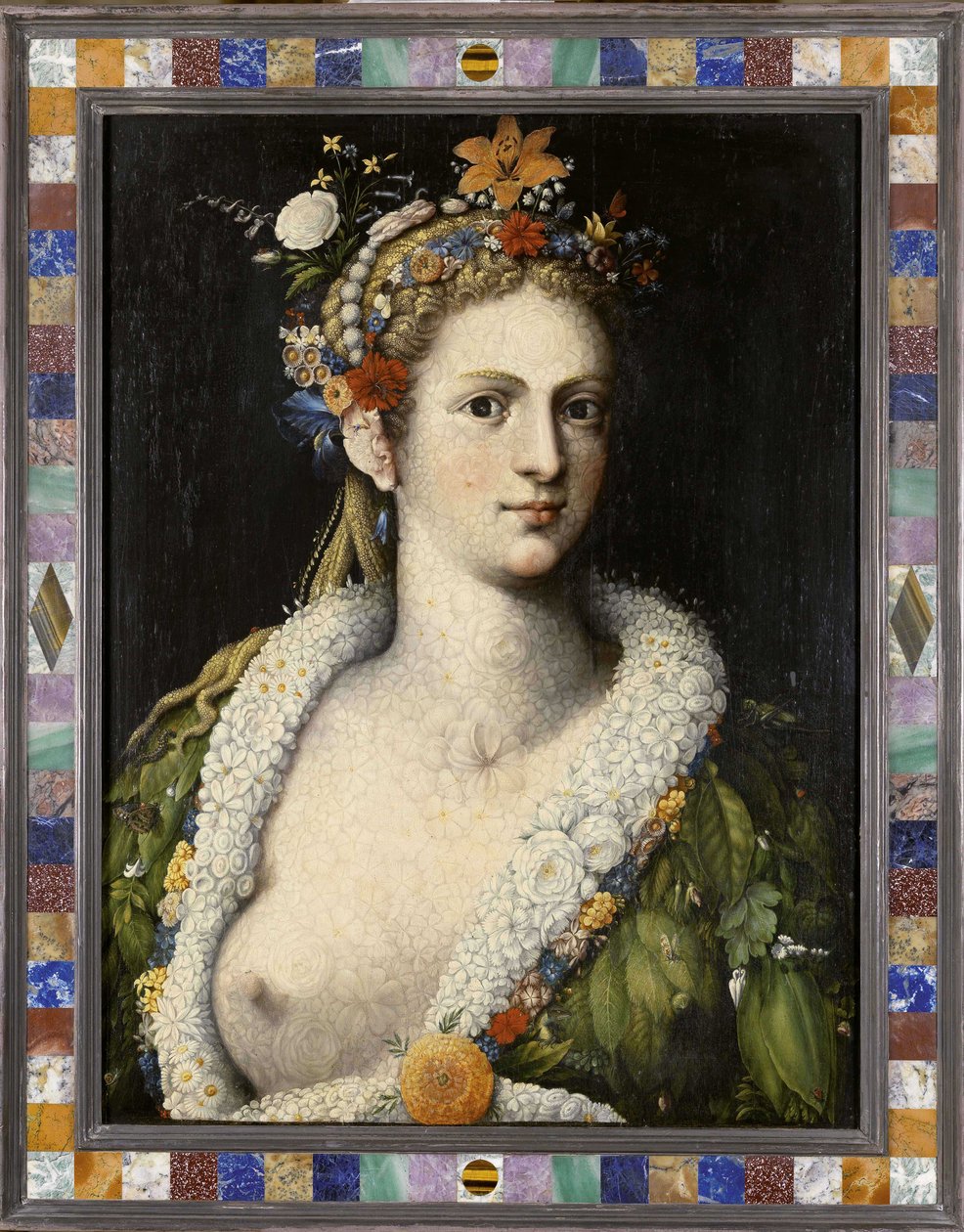 Skøgen Flora, ca 1590 af Giuseppe Arcimboldo