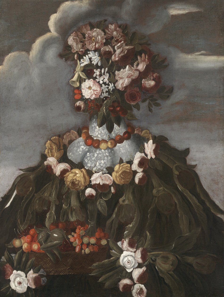Forår, ca. 1580-1600 af Giuseppe Arcimboldo