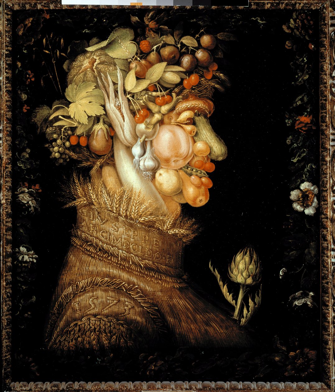 Sommer (olie på lærred af Giuseppe Arcimboldo
