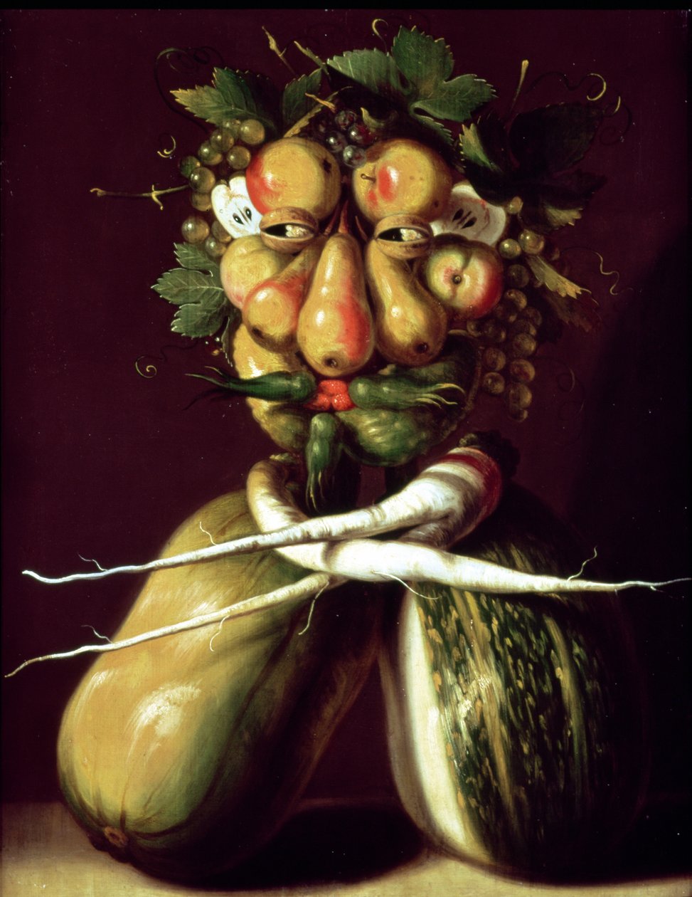 Lunefuldt portræt af Giuseppe Arcimboldo