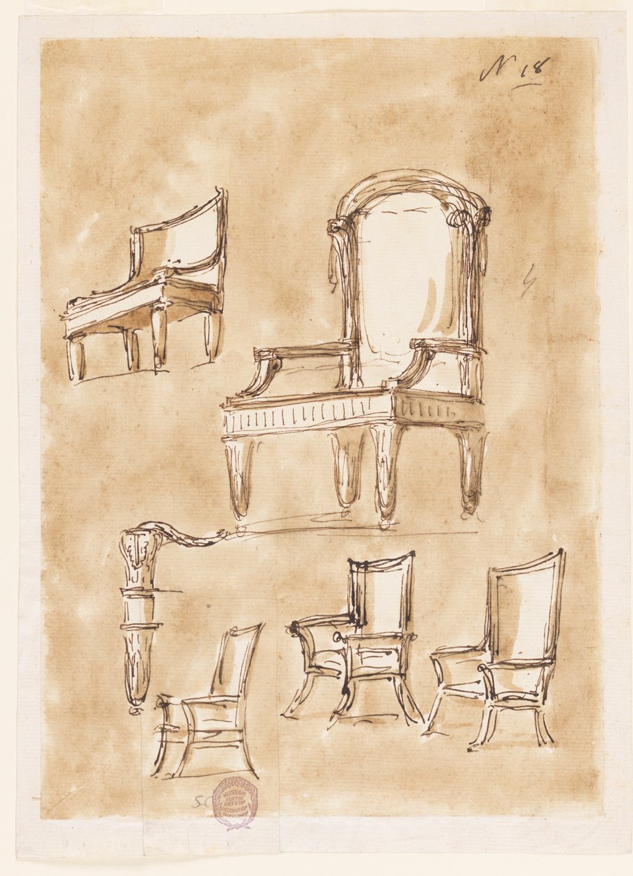 Design til stole af Giuseppe Barberi