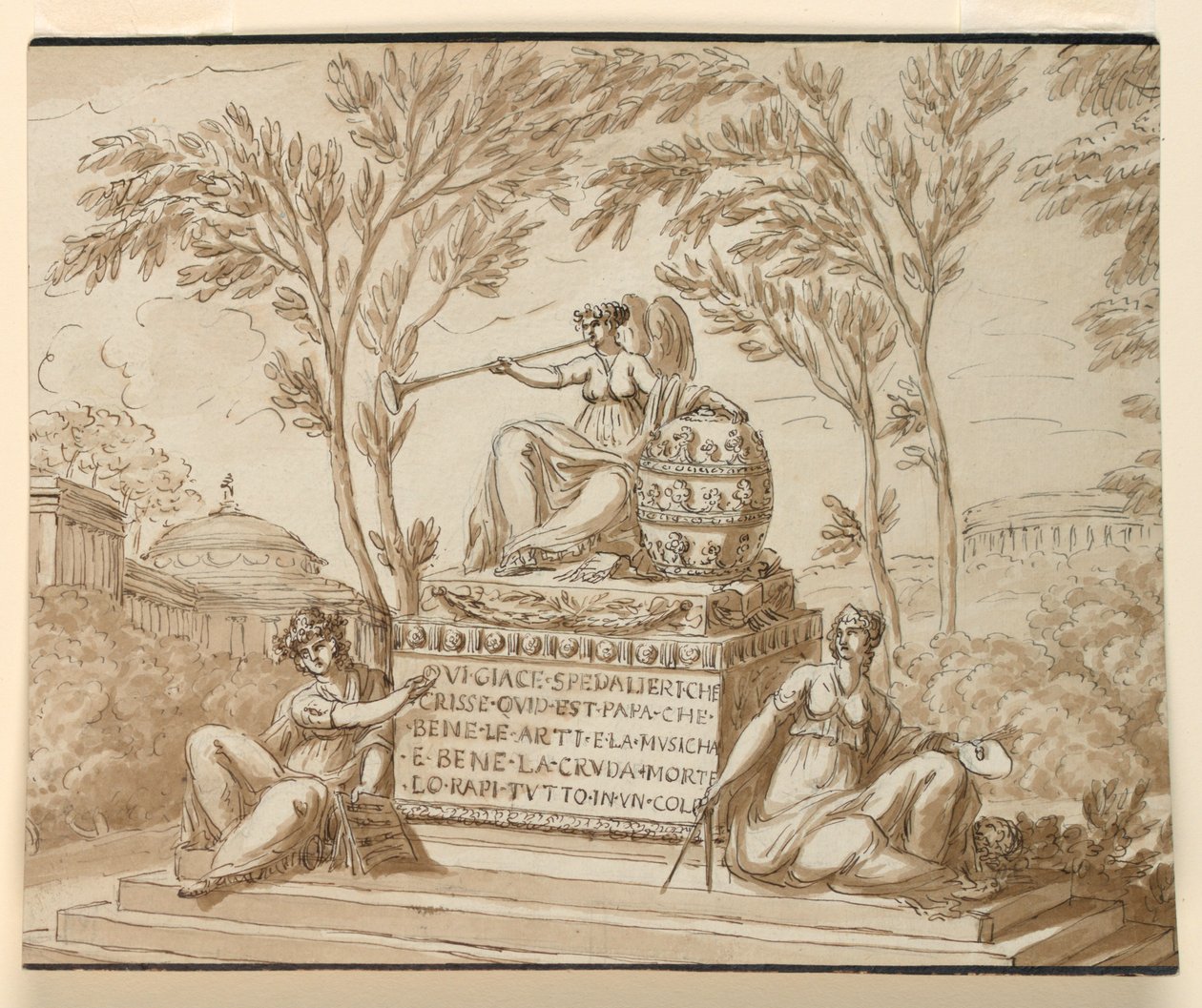 Gravmonument for Nicola Spedalieri af Giuseppe Barberi