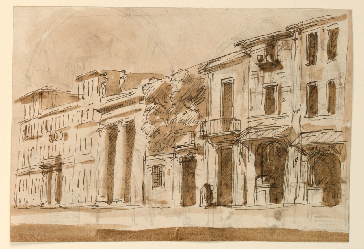 Teaterdesign: Gadebillede af Giuseppe Barberi