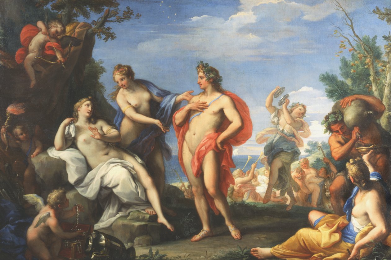 Bacchus og Ariadne af Giuseppe Bartolomeo Chiari