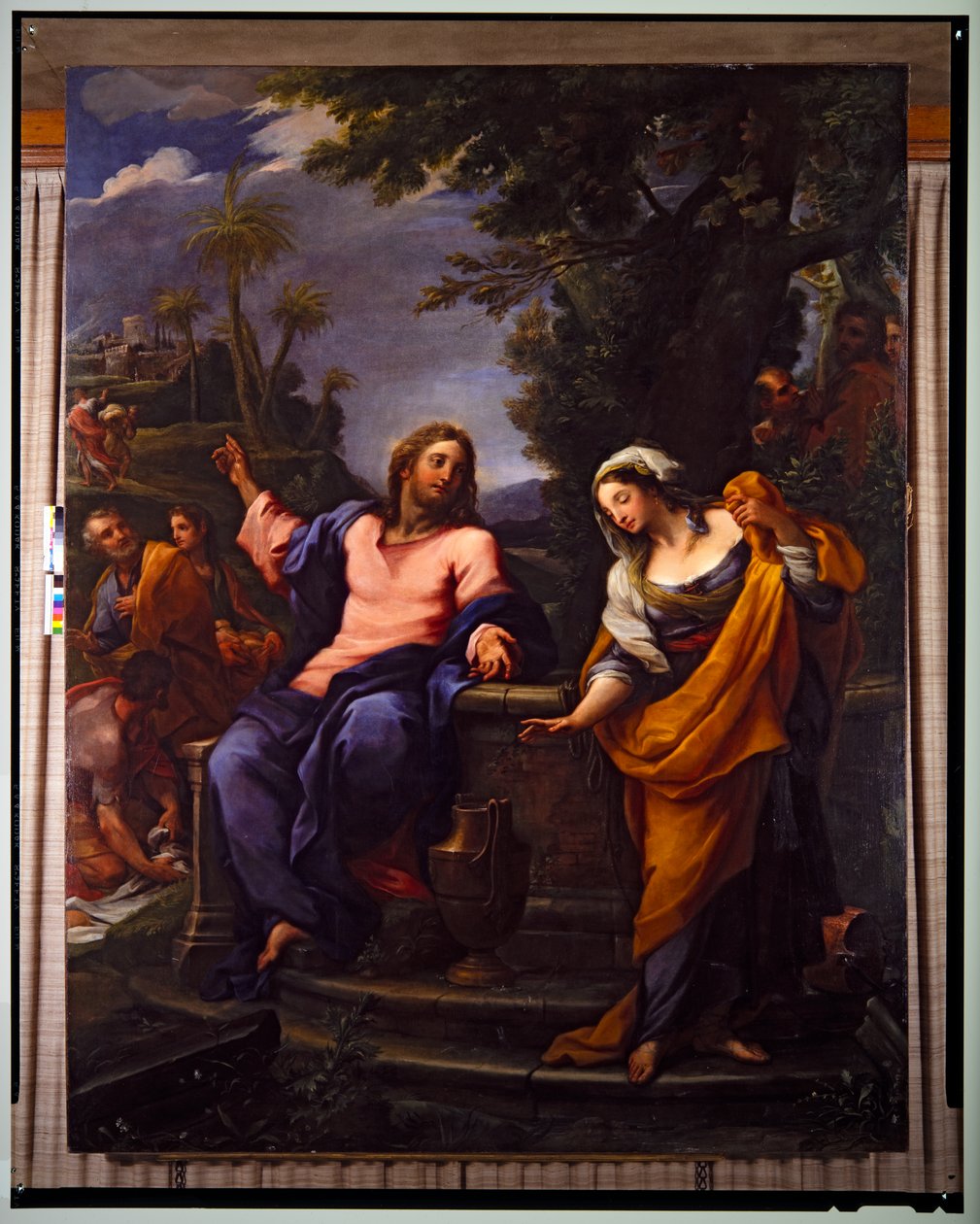 Kristus og kvinden fra Samaria (maleri) af Giuseppe Bartolomeo Chiari