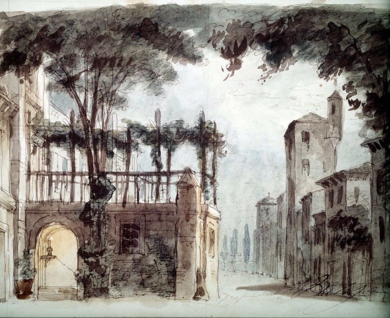 Dekoration af "" Rigoletto"" af Giuseppe Verdi af Giuseppe Bertoja