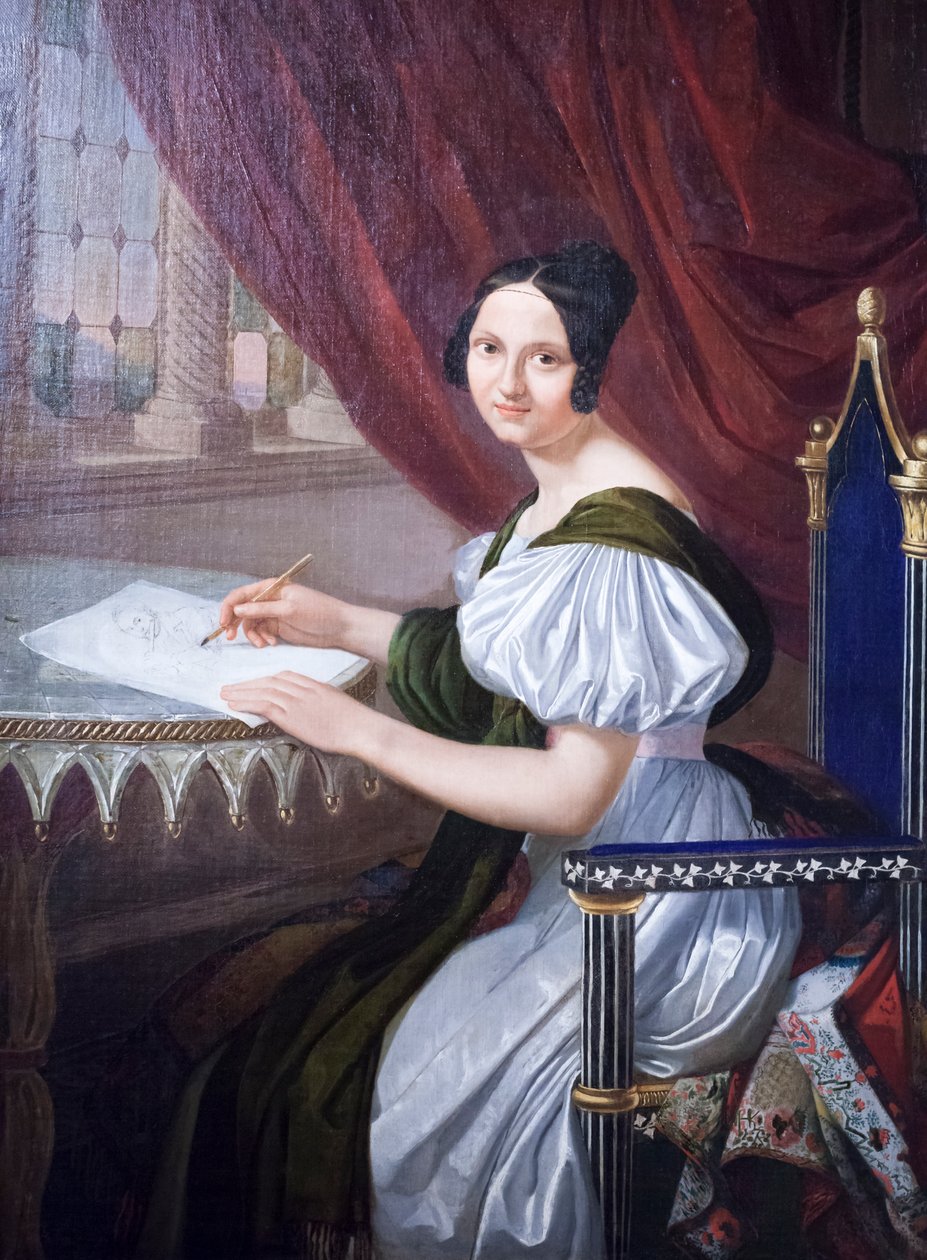 Napoleon Elisa Baciocchi, ca 1830 af Giuseppe Bezzuoli