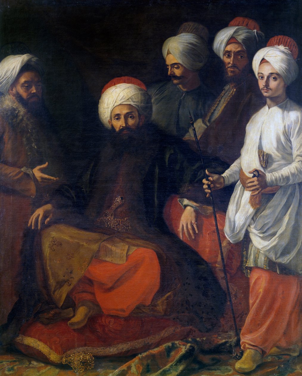 Tyrkiets ambassade i 1741 (maleri) af Giuseppe Bonito