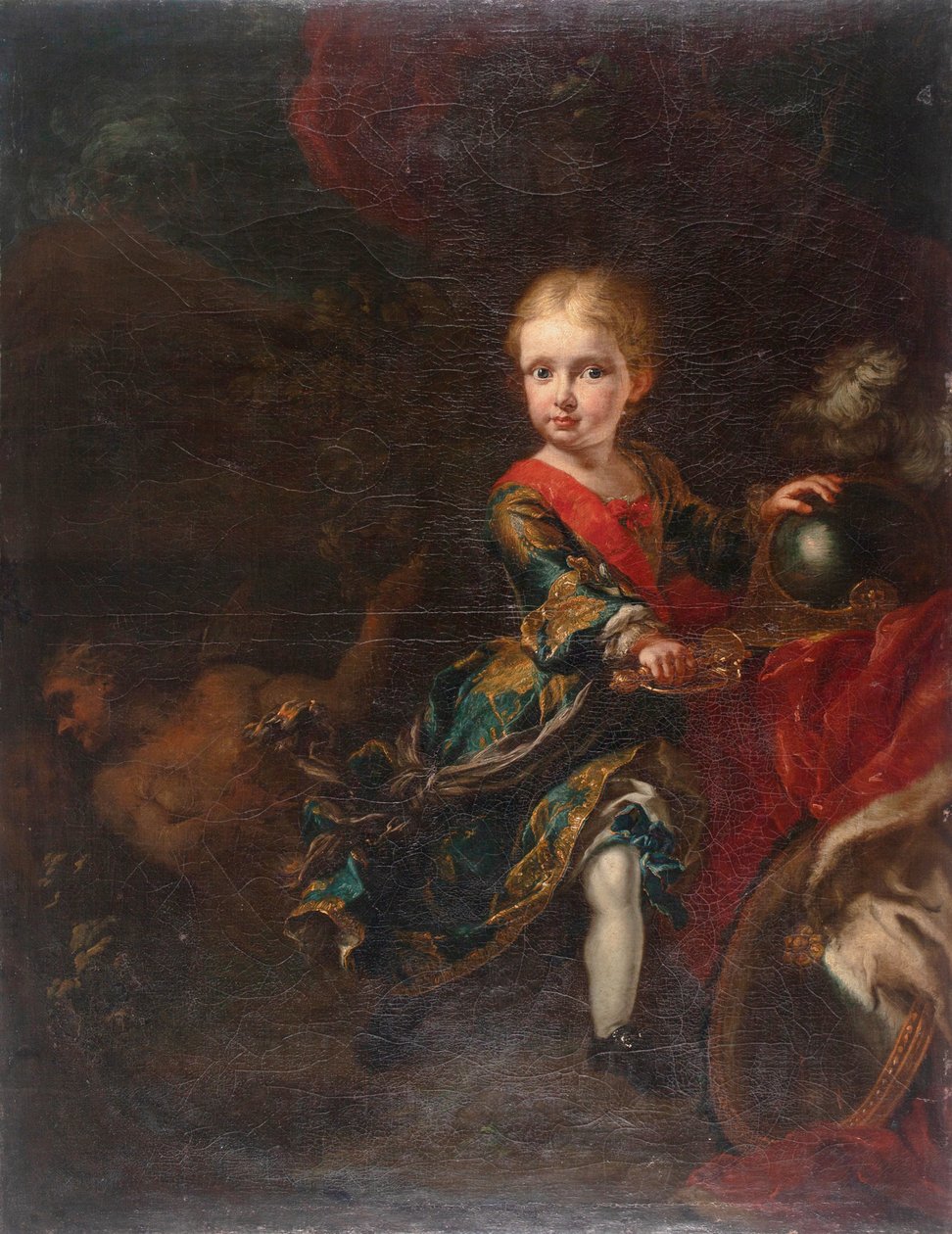 Infante Fernando de Borbón, ligesom guden Mars af Giuseppe Bonito