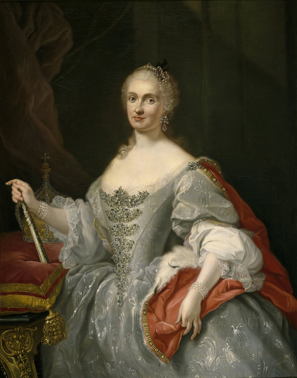 Maria Amalia af Sachsen 17241760, dronning af Napoli af Giuseppe Bonito