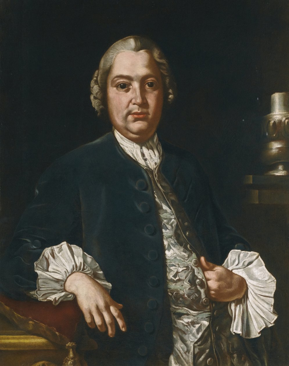 Portræt af komponisten Niccolò Jommelli 1714-1774 af Giuseppe Bonito