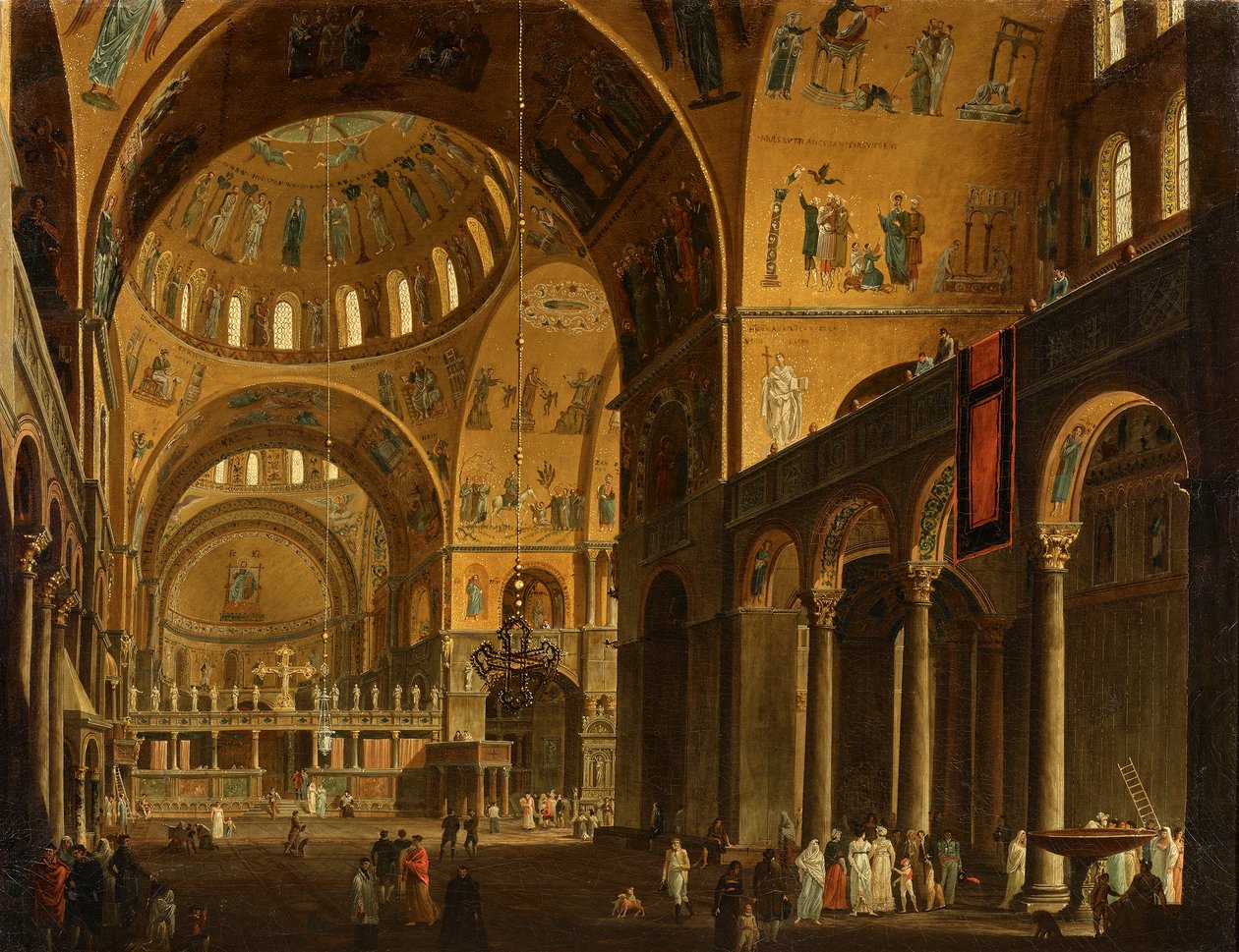 Det indre af San Marco af Giuseppe Borsato