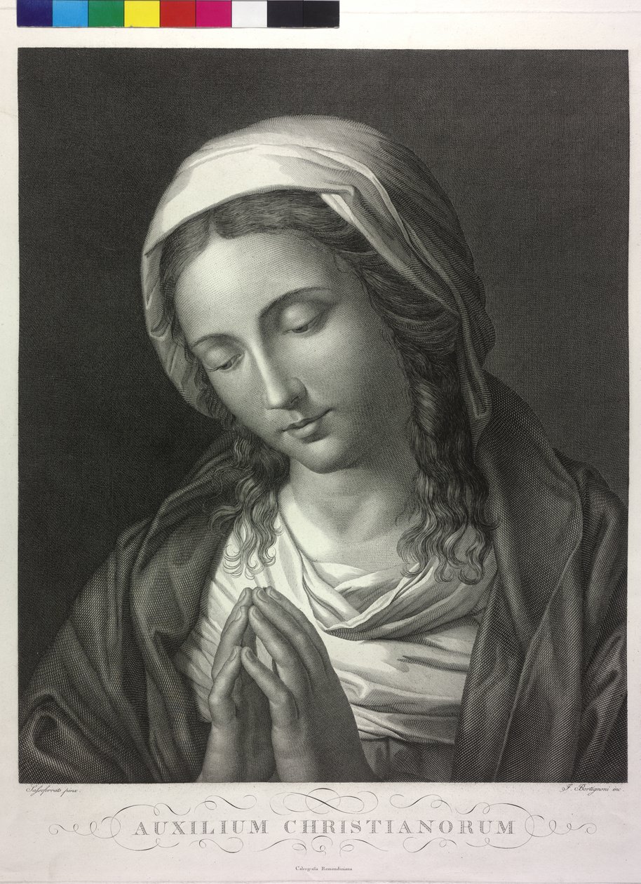 Bedende madonna af Giuseppe Bortignoni