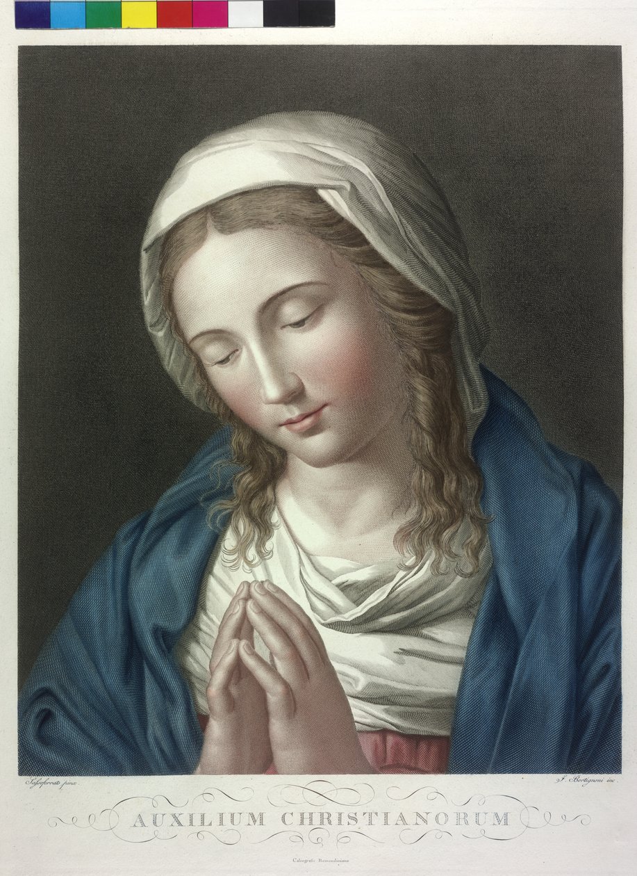 Bedende madonna af Giuseppe Bortignoni