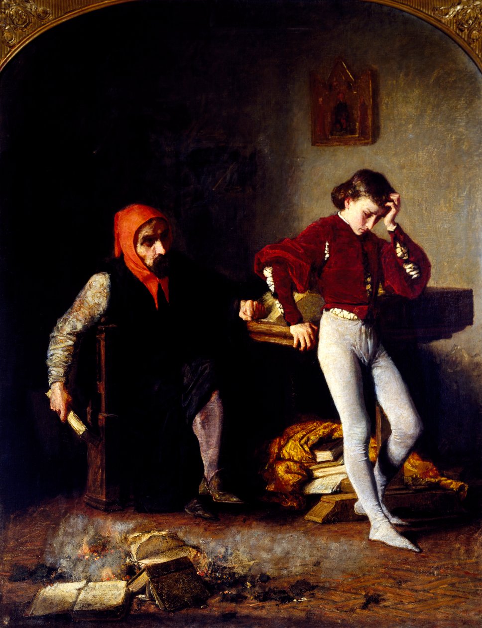 Kreivi Lara, Giuseppe Boschetto (1841-1918), öljy kankaalle, 99x77 cm. af Giuseppe Boschetto