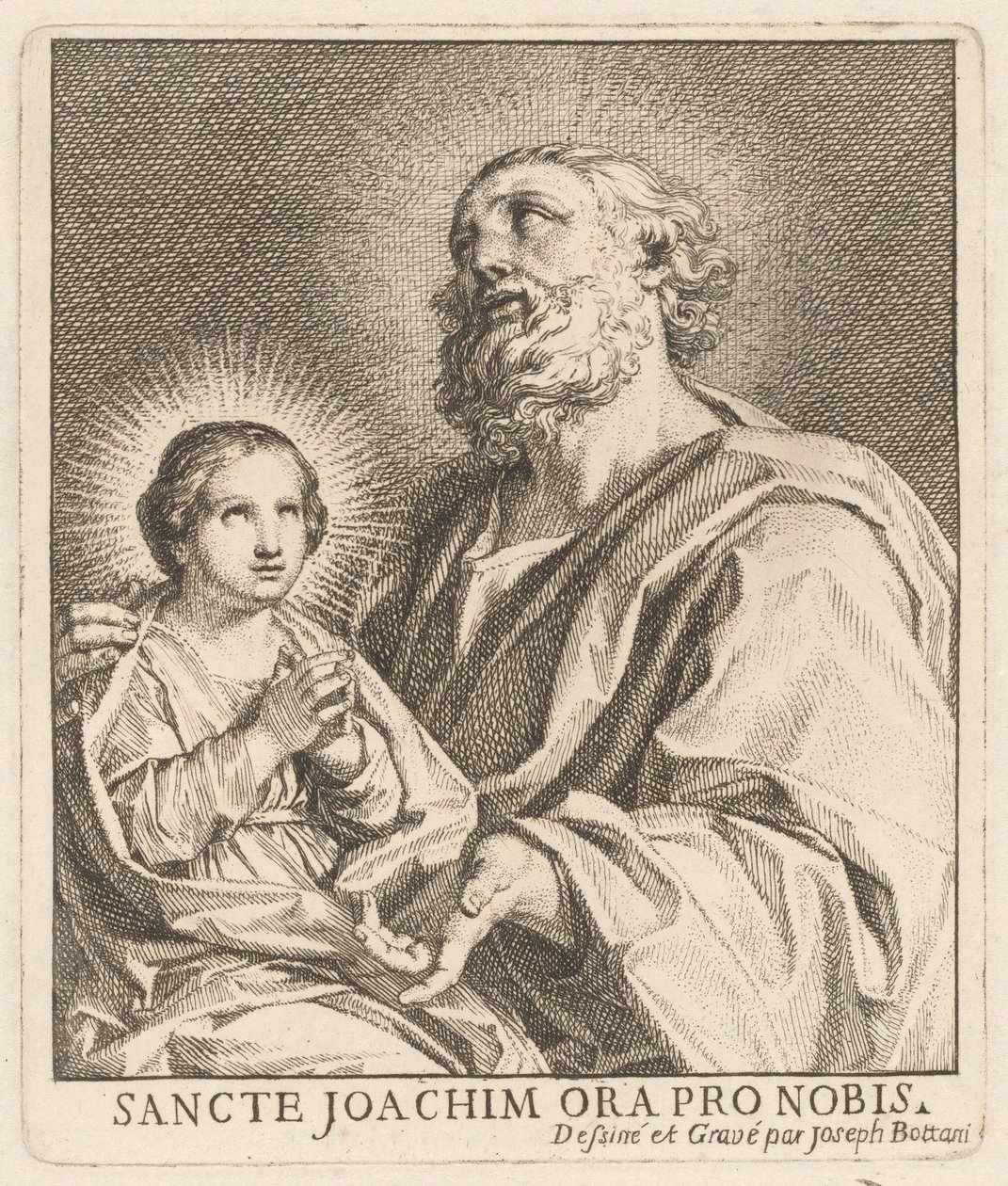 Sankt Joachim og spædbarnet Jomfru Maria af Giuseppe Bottani
