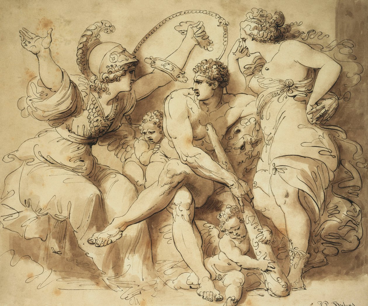 Herkules ved korsvejen, af Giuseppe Cades