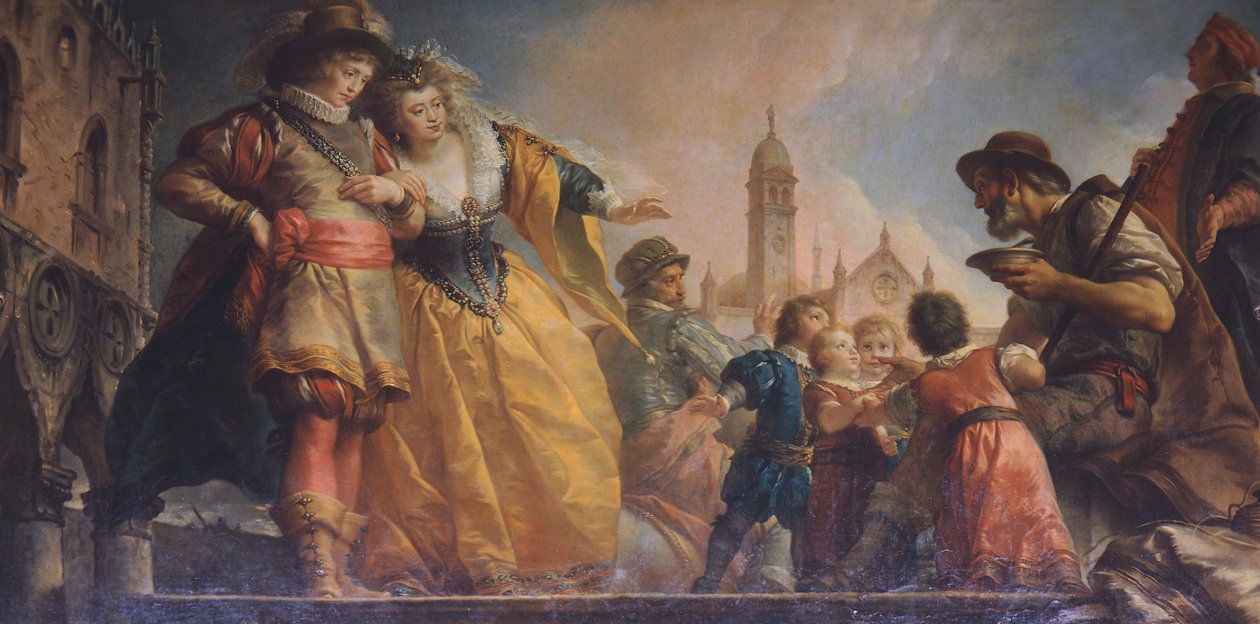 Historien om Gualtiero, greve af Angers, af Giuseppe Cades (1750-1799) af Giuseppe Cades