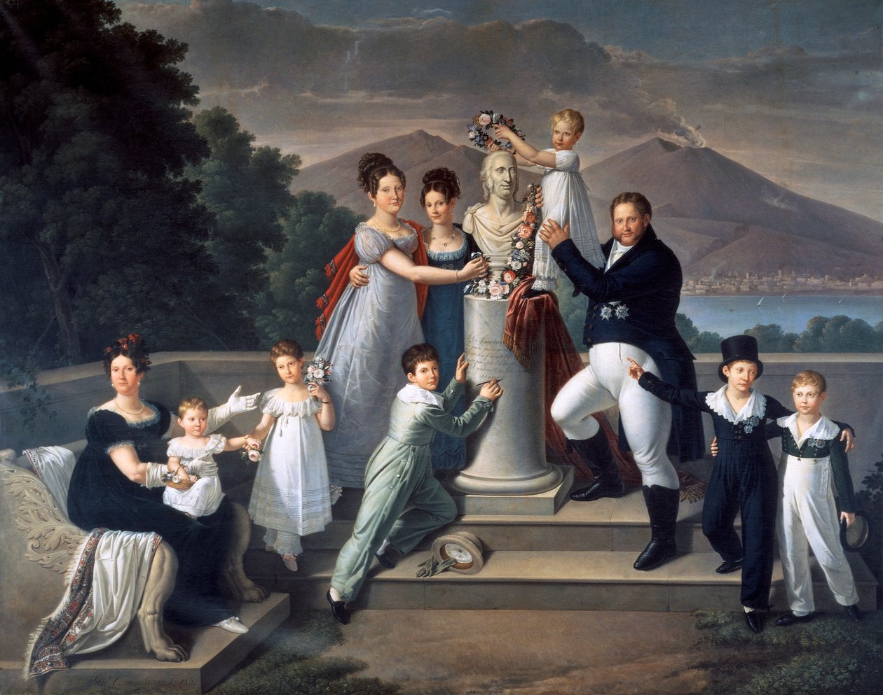 Frans I af de to Sicilier (Napoli af Giuseppe Cammarano