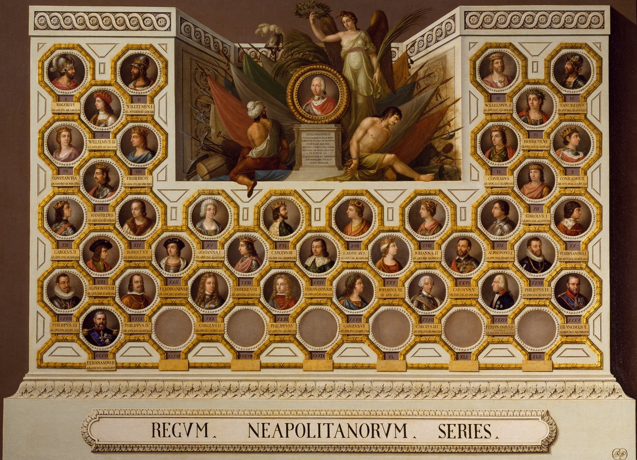 Konge af Napoli fra 1154 til 1859, af Giuseppe Cammarano (1766-1859) af Giuseppe Cammarano