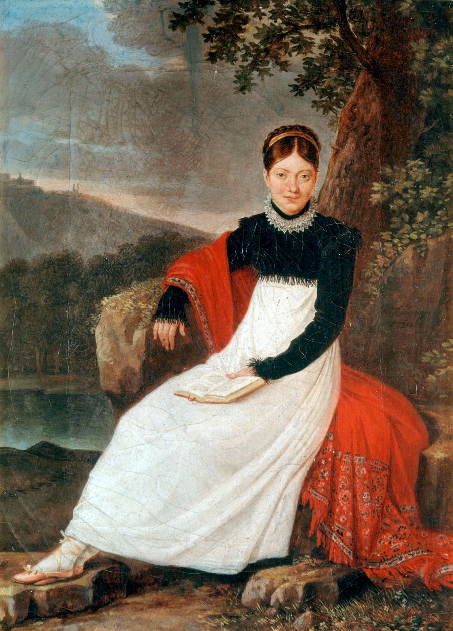 Portræt af Caroline Bonaparte af Giuseppe Cammarano