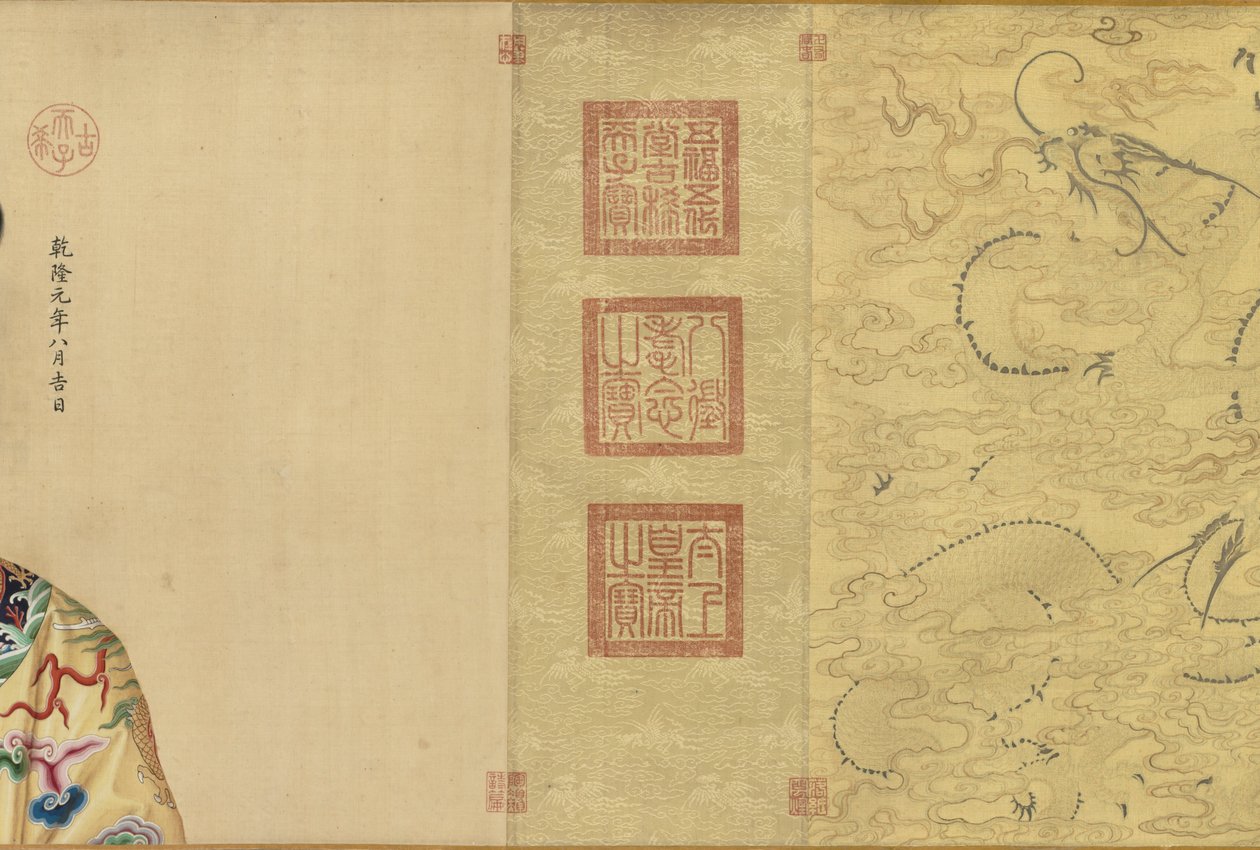 Portrætter af Qianlong-kejseren og hans tolv ægtefæller, 1736 - ca. 1770