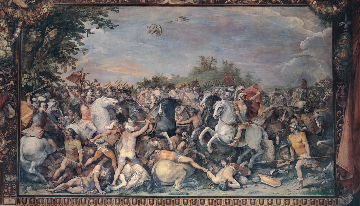 Kamp mod indbyggerne i Veii og Fidenae, 1598-1599 af Giuseppe Cesari
