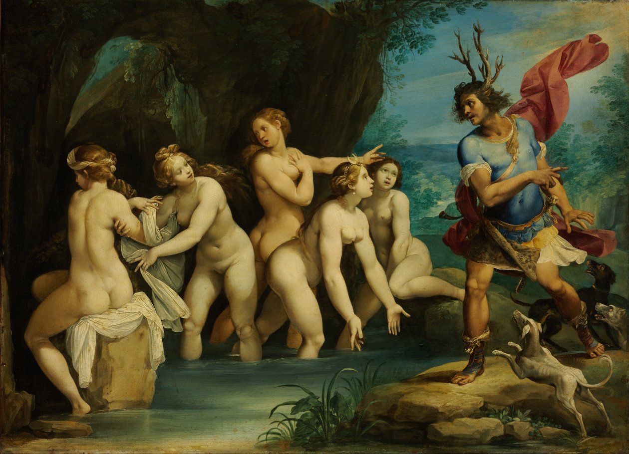 Diana og Actaeon af Giuseppe Cesari