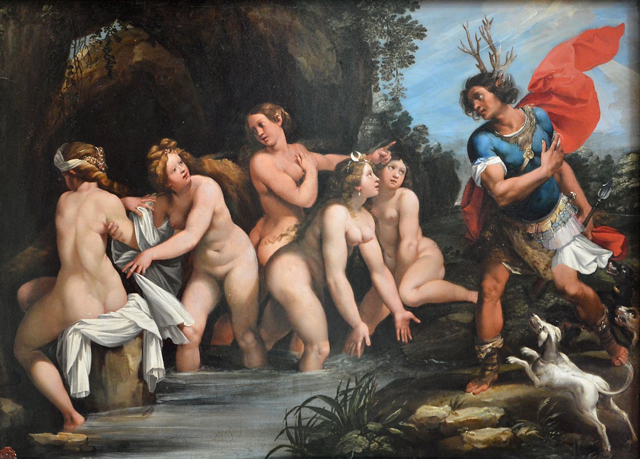 Diana og Actaeon af Giuseppe Cesari