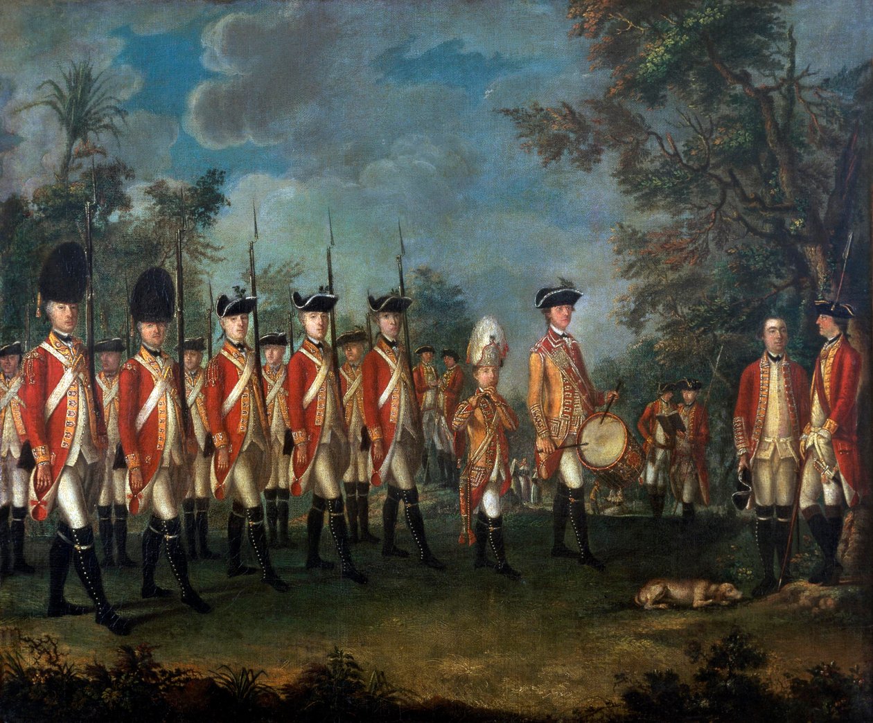Lord George Lennox, oberst for det 25. Fodregiment, ca. 1771 (olie på lærred) af Giuseppe Chiesa