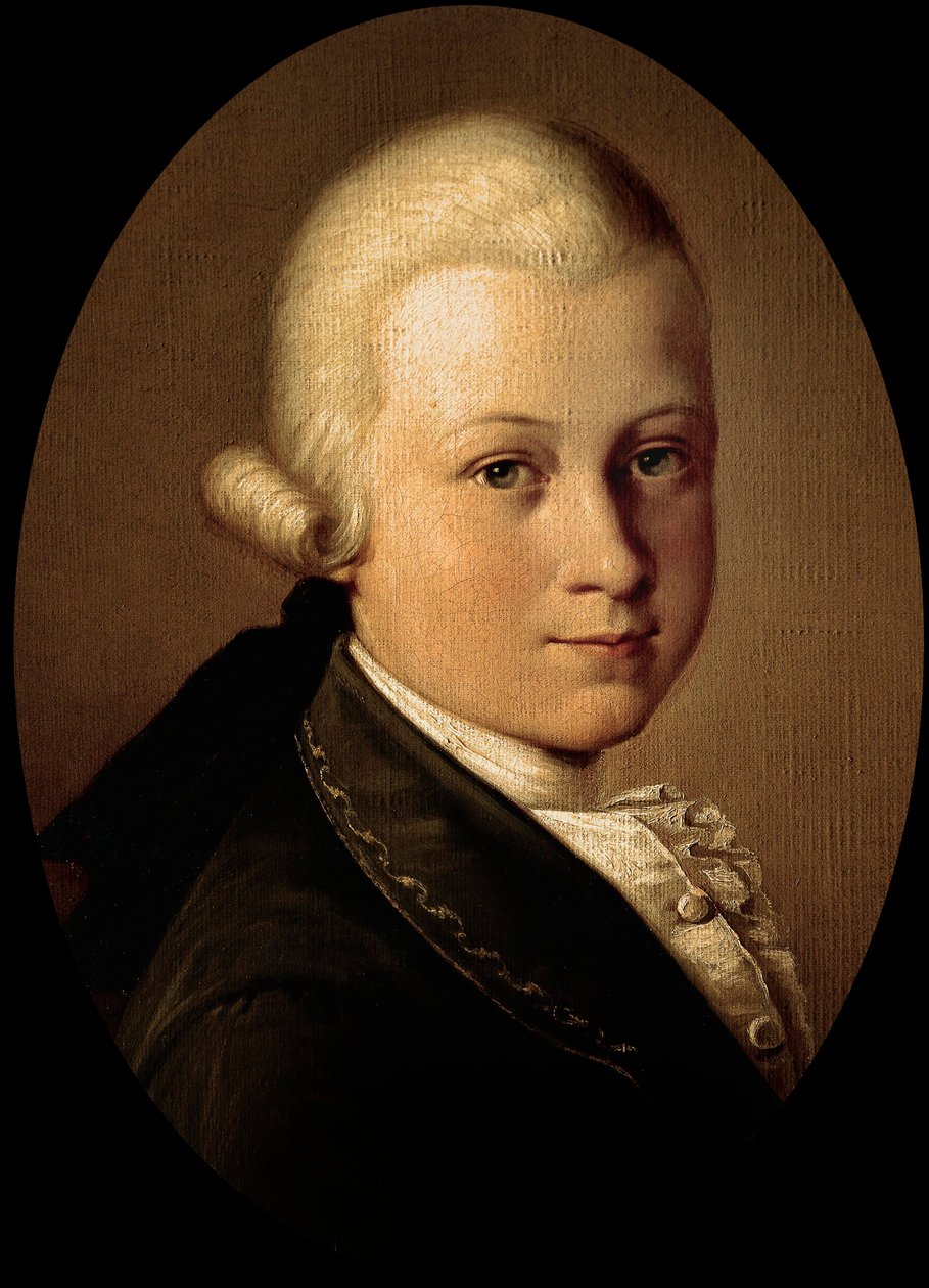 Wolfgang Amadeus Mozart af Giuseppe Cignaroli